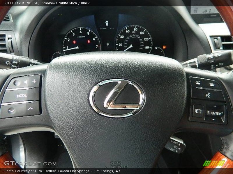 Smokey Granite Mica / Black 2011 Lexus RX 350