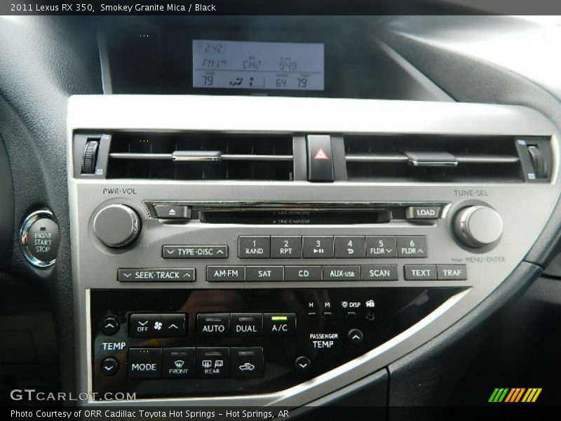 Smokey Granite Mica / Black 2011 Lexus RX 350