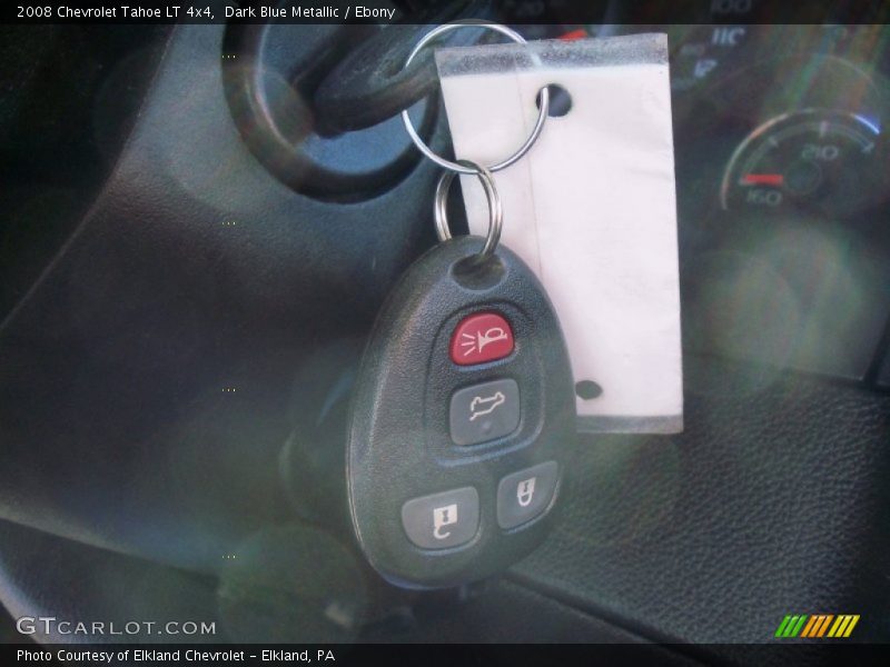 Dark Blue Metallic / Ebony 2008 Chevrolet Tahoe LT 4x4