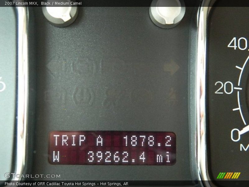 Black / Medium Camel 2007 Lincoln MKX
