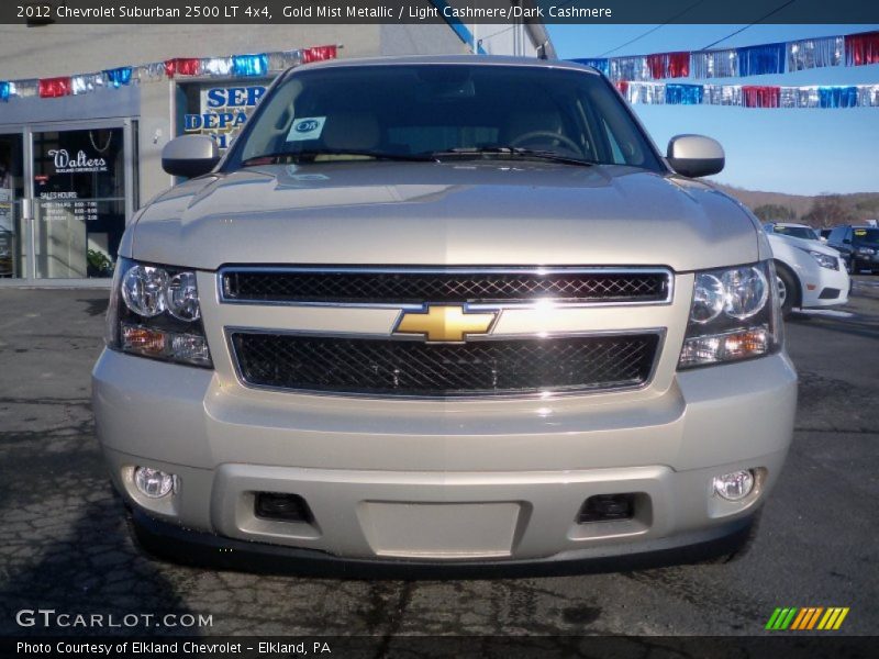 Gold Mist Metallic / Light Cashmere/Dark Cashmere 2012 Chevrolet Suburban 2500 LT 4x4