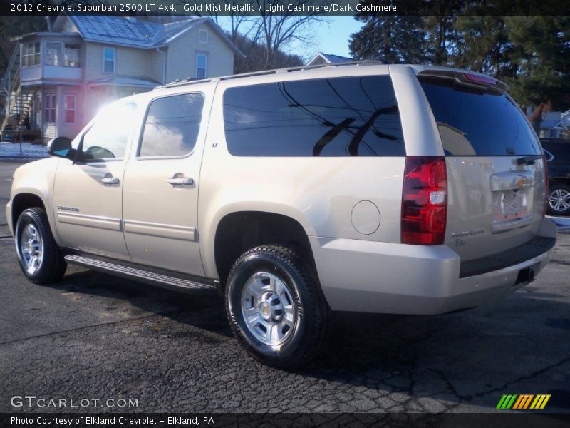 Gold Mist Metallic / Light Cashmere/Dark Cashmere 2012 Chevrolet Suburban 2500 LT 4x4