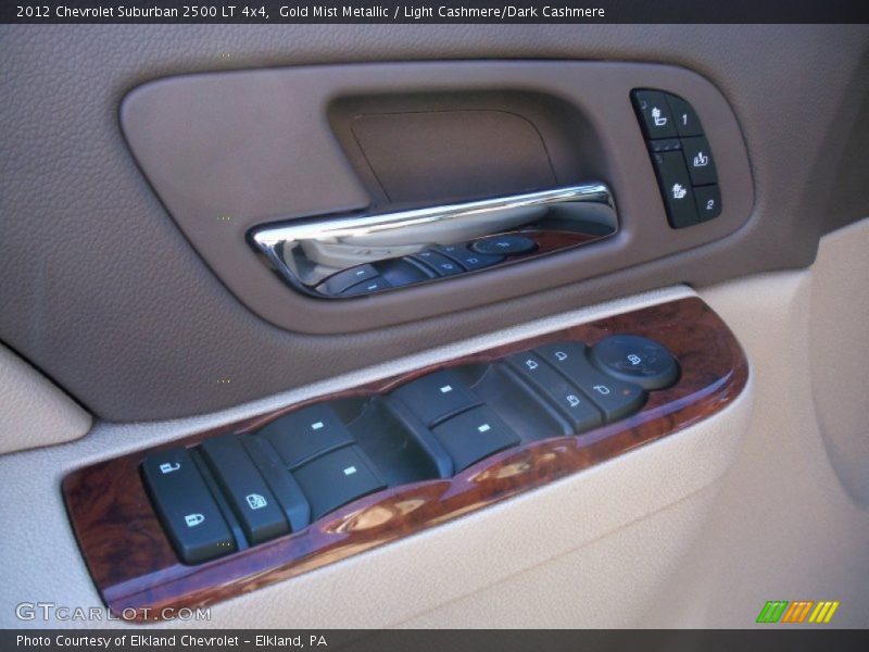 Gold Mist Metallic / Light Cashmere/Dark Cashmere 2012 Chevrolet Suburban 2500 LT 4x4