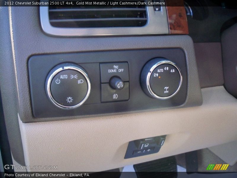 Gold Mist Metallic / Light Cashmere/Dark Cashmere 2012 Chevrolet Suburban 2500 LT 4x4