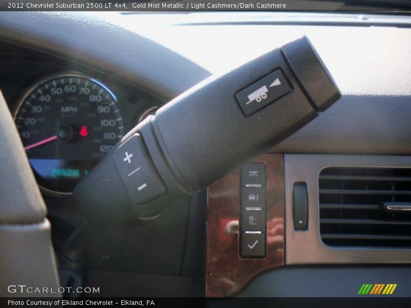 Gold Mist Metallic / Light Cashmere/Dark Cashmere 2012 Chevrolet Suburban 2500 LT 4x4