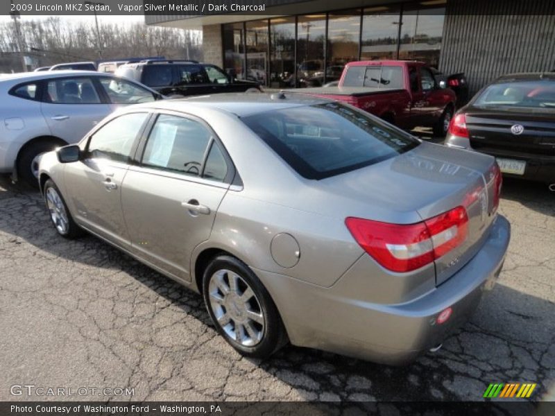 Vapor Silver Metallic / Dark Charcoal 2009 Lincoln MKZ Sedan