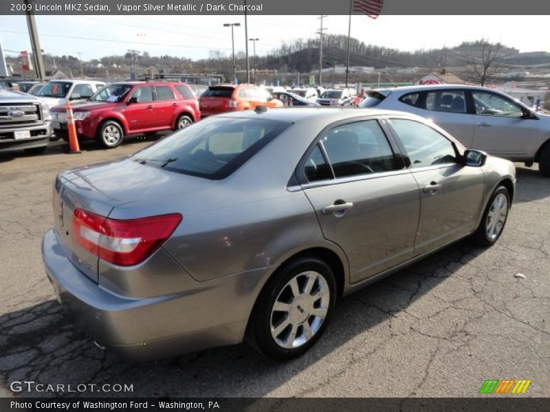 Vapor Silver Metallic / Dark Charcoal 2009 Lincoln MKZ Sedan