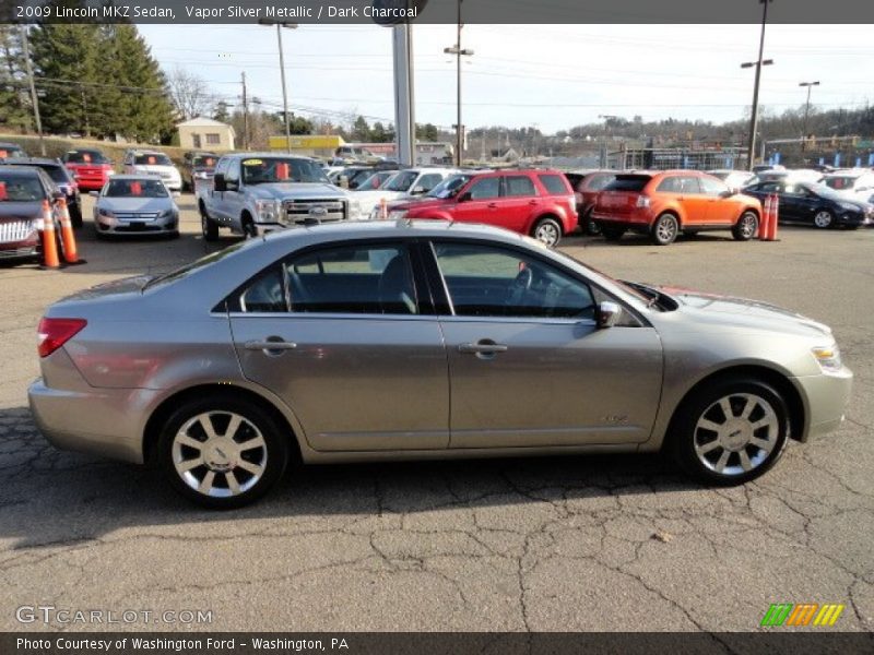 Vapor Silver Metallic / Dark Charcoal 2009 Lincoln MKZ Sedan