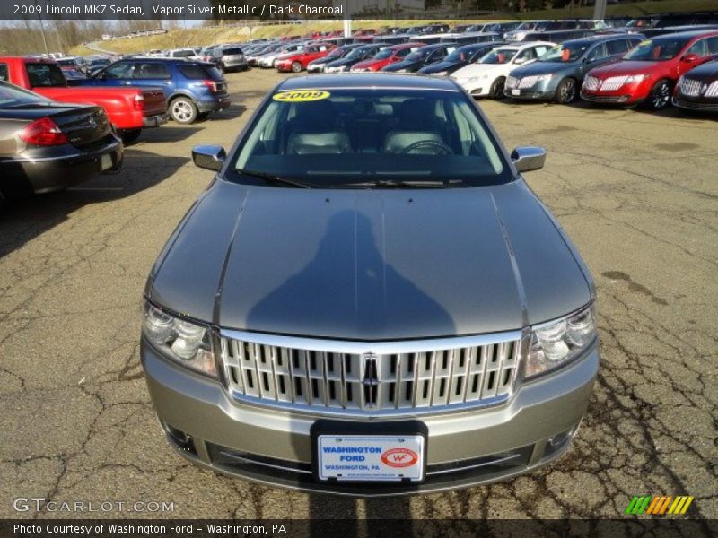 Vapor Silver Metallic / Dark Charcoal 2009 Lincoln MKZ Sedan