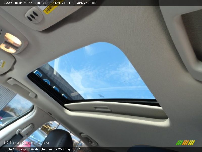 Vapor Silver Metallic / Dark Charcoal 2009 Lincoln MKZ Sedan