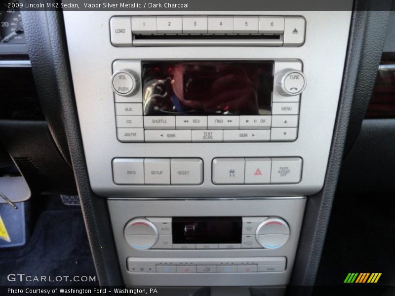 Vapor Silver Metallic / Dark Charcoal 2009 Lincoln MKZ Sedan