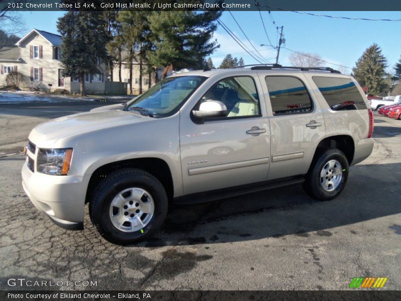 Gold Mist Metallic / Light Cashmere/Dark Cashmere 2012 Chevrolet Tahoe LS 4x4