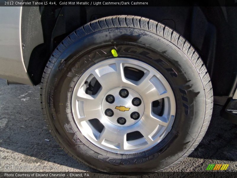 Gold Mist Metallic / Light Cashmere/Dark Cashmere 2012 Chevrolet Tahoe LS 4x4