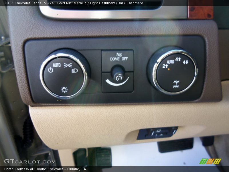 Gold Mist Metallic / Light Cashmere/Dark Cashmere 2012 Chevrolet Tahoe LS 4x4