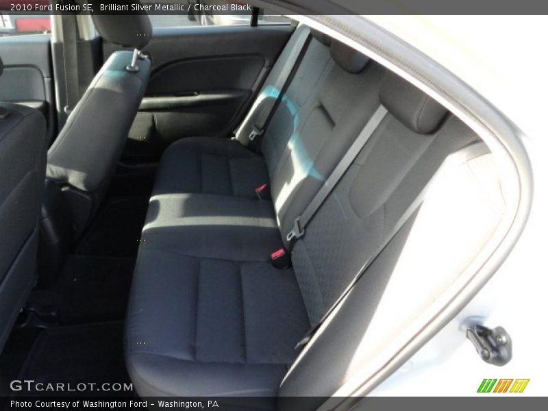 Brilliant Silver Metallic / Charcoal Black 2010 Ford Fusion SE