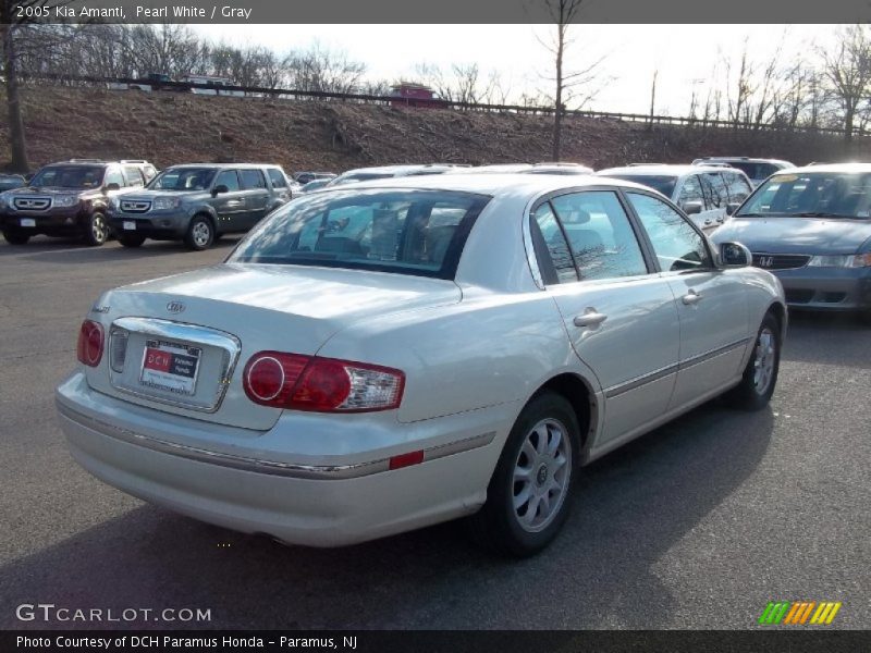 Pearl White / Gray 2005 Kia Amanti