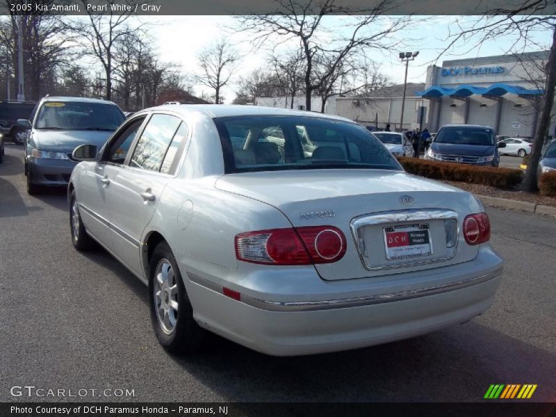 Pearl White / Gray 2005 Kia Amanti