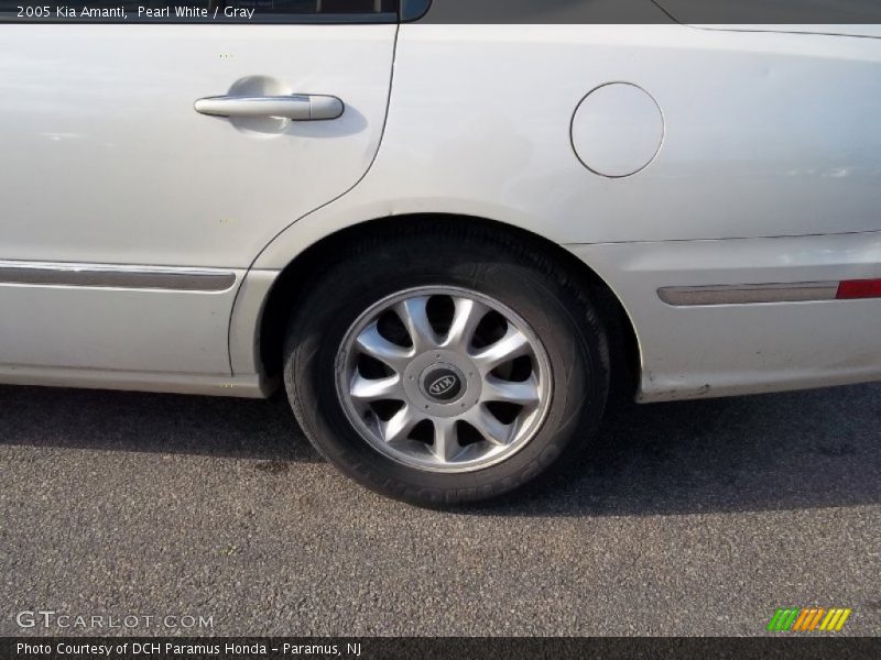 Pearl White / Gray 2005 Kia Amanti