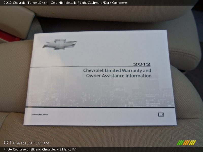 Gold Mist Metallic / Light Cashmere/Dark Cashmere 2012 Chevrolet Tahoe LS 4x4