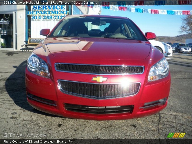 Crystal Red Tintcoat / Cocoa/Cashmere 2012 Chevrolet Malibu LT