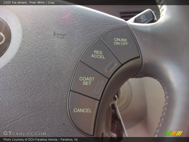 Pearl White / Gray 2005 Kia Amanti