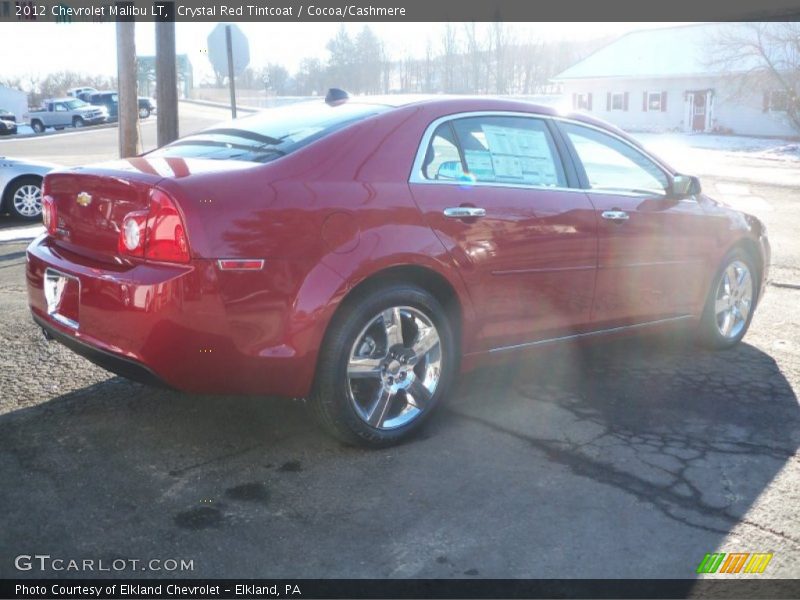 Crystal Red Tintcoat / Cocoa/Cashmere 2012 Chevrolet Malibu LT