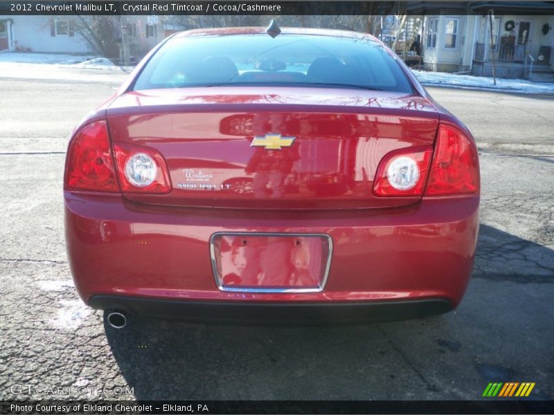 Crystal Red Tintcoat / Cocoa/Cashmere 2012 Chevrolet Malibu LT