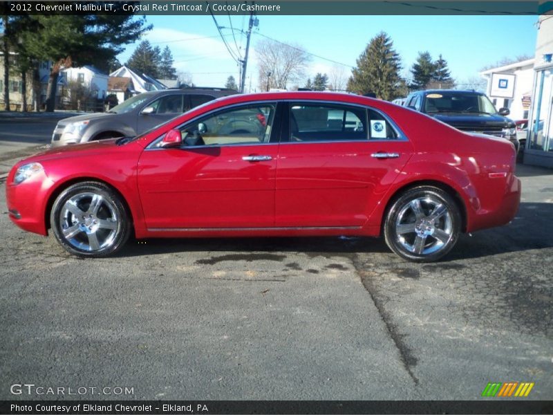 Crystal Red Tintcoat / Cocoa/Cashmere 2012 Chevrolet Malibu LT