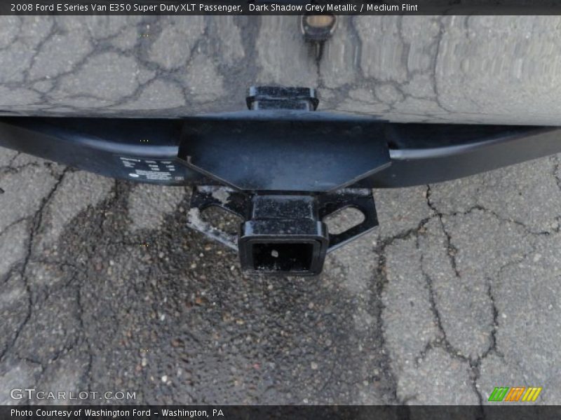 Dark Shadow Grey Metallic / Medium Flint 2008 Ford E Series Van E350 Super Duty XLT Passenger