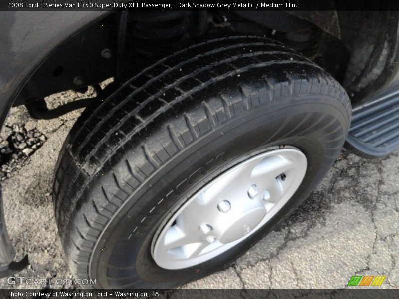 Dark Shadow Grey Metallic / Medium Flint 2008 Ford E Series Van E350 Super Duty XLT Passenger