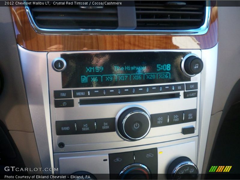 Crystal Red Tintcoat / Cocoa/Cashmere 2012 Chevrolet Malibu LT