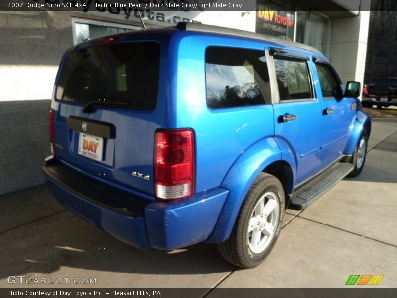 Electric Blue Pearl / Dark Slate Gray/Light Slate Gray 2007 Dodge Nitro SXT 4x4