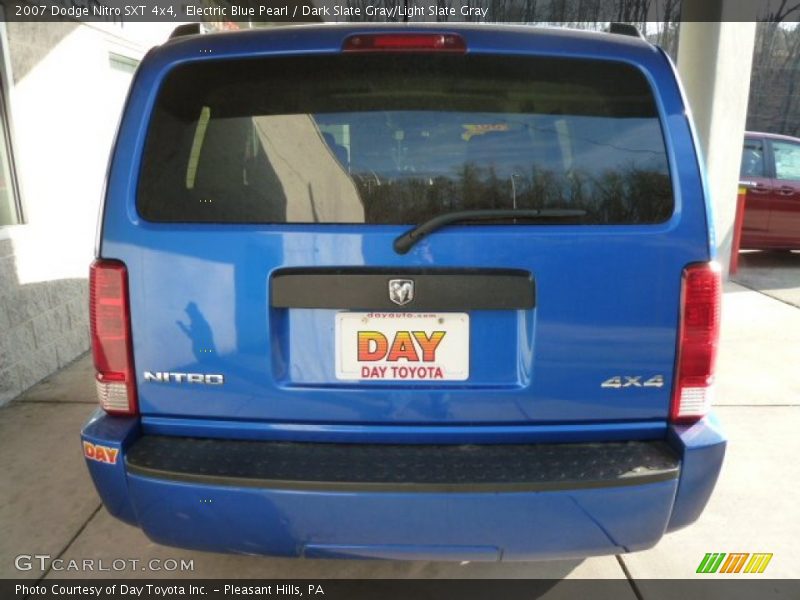 Electric Blue Pearl / Dark Slate Gray/Light Slate Gray 2007 Dodge Nitro SXT 4x4