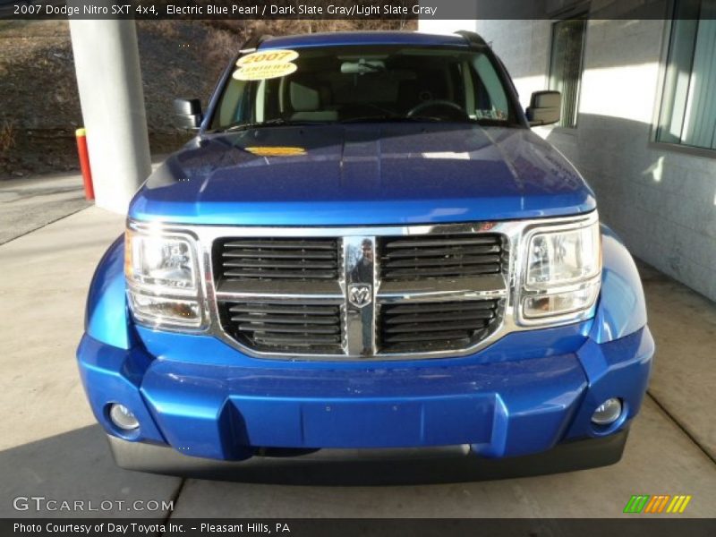 Electric Blue Pearl / Dark Slate Gray/Light Slate Gray 2007 Dodge Nitro SXT 4x4