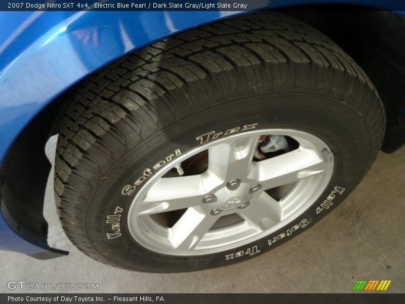 Electric Blue Pearl / Dark Slate Gray/Light Slate Gray 2007 Dodge Nitro SXT 4x4