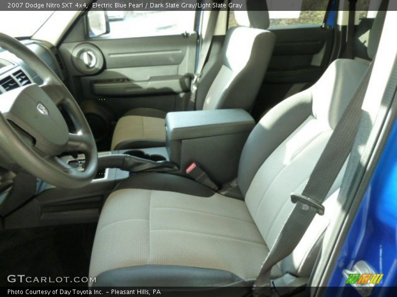 Electric Blue Pearl / Dark Slate Gray/Light Slate Gray 2007 Dodge Nitro SXT 4x4