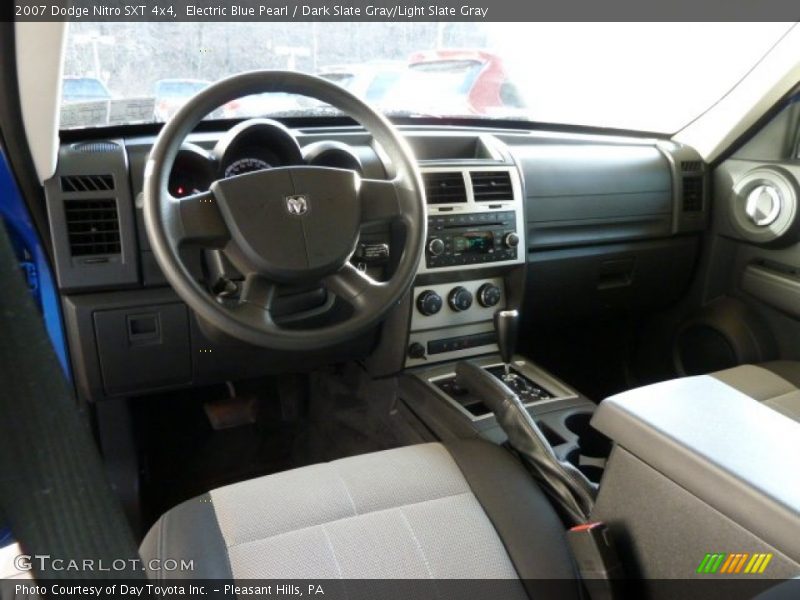 Electric Blue Pearl / Dark Slate Gray/Light Slate Gray 2007 Dodge Nitro SXT 4x4