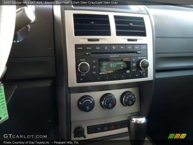 Electric Blue Pearl / Dark Slate Gray/Light Slate Gray 2007 Dodge Nitro SXT 4x4
