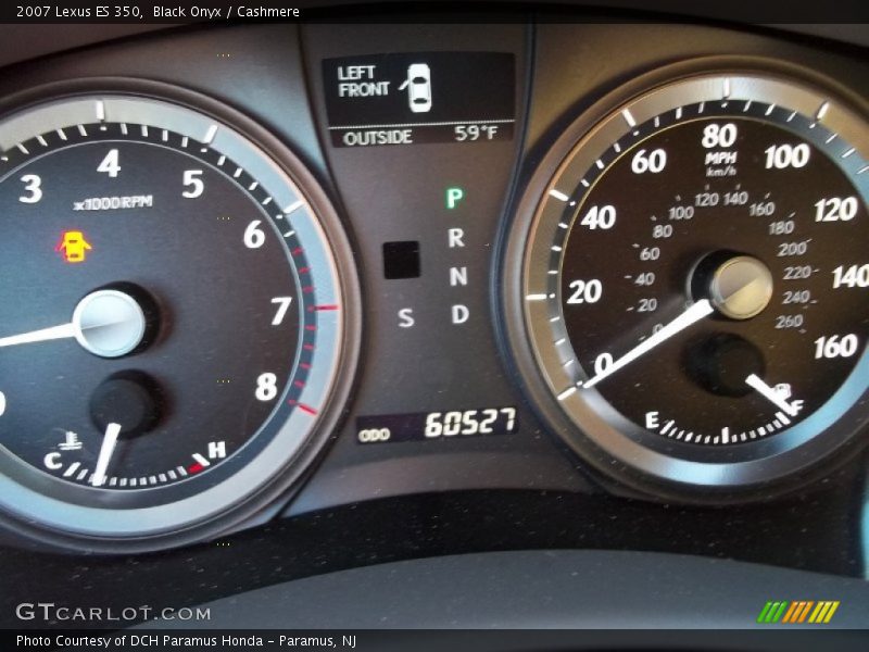 Black Onyx / Cashmere 2007 Lexus ES 350