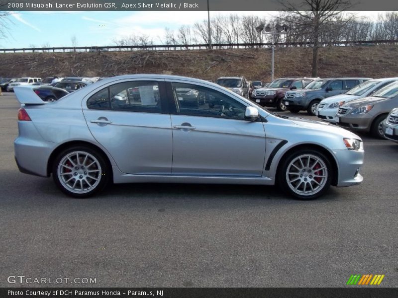  2008 Lancer Evolution GSR Apex Silver Metallic