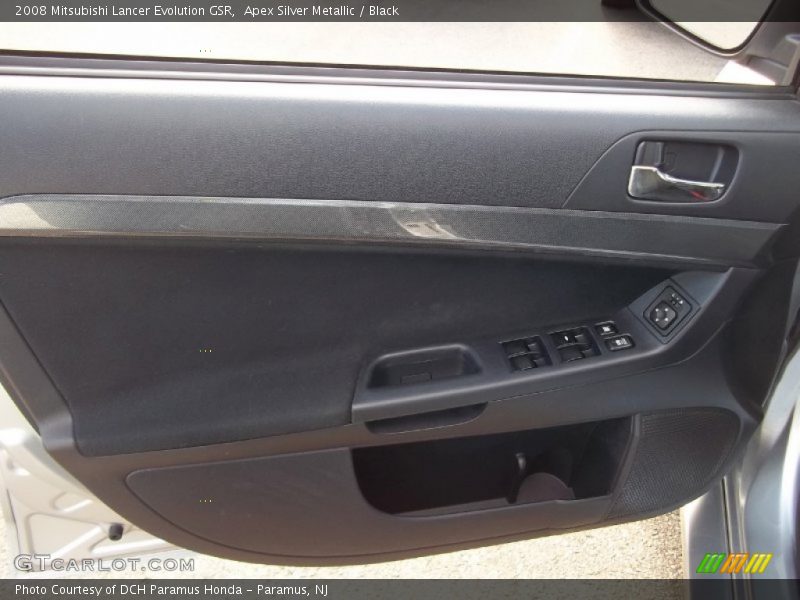 Apex Silver Metallic / Black 2008 Mitsubishi Lancer Evolution GSR