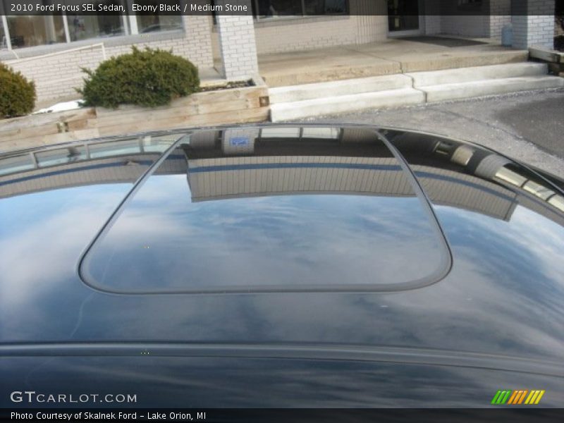 Ebony Black / Medium Stone 2010 Ford Focus SEL Sedan
