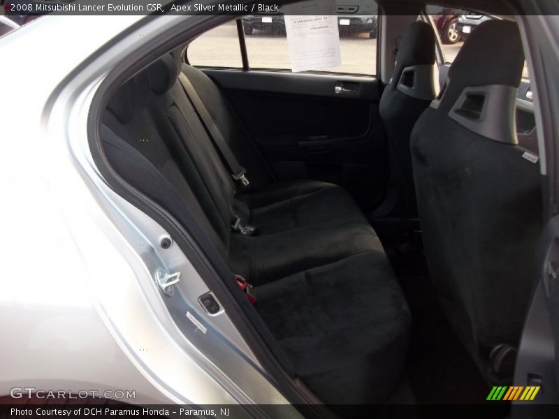 Apex Silver Metallic / Black 2008 Mitsubishi Lancer Evolution GSR
