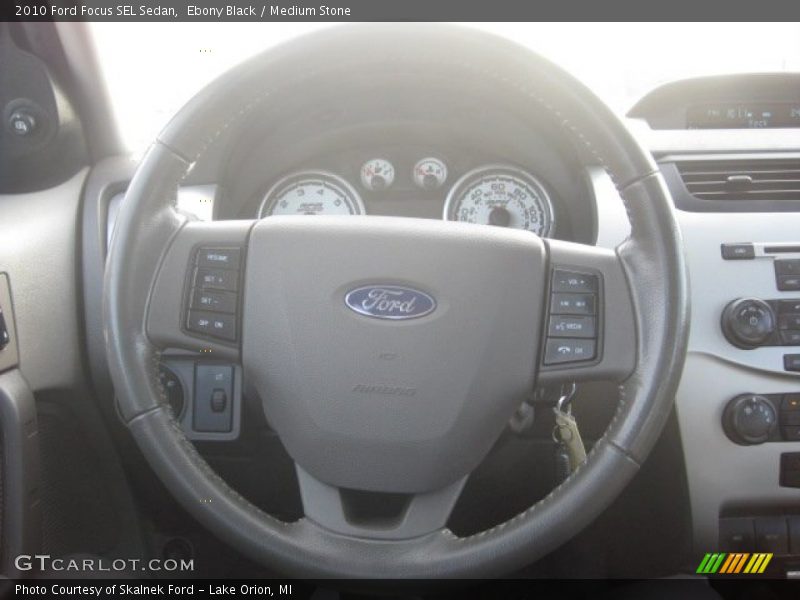Ebony Black / Medium Stone 2010 Ford Focus SEL Sedan