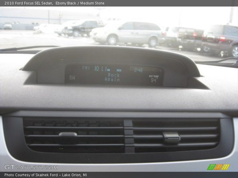 Ebony Black / Medium Stone 2010 Ford Focus SEL Sedan