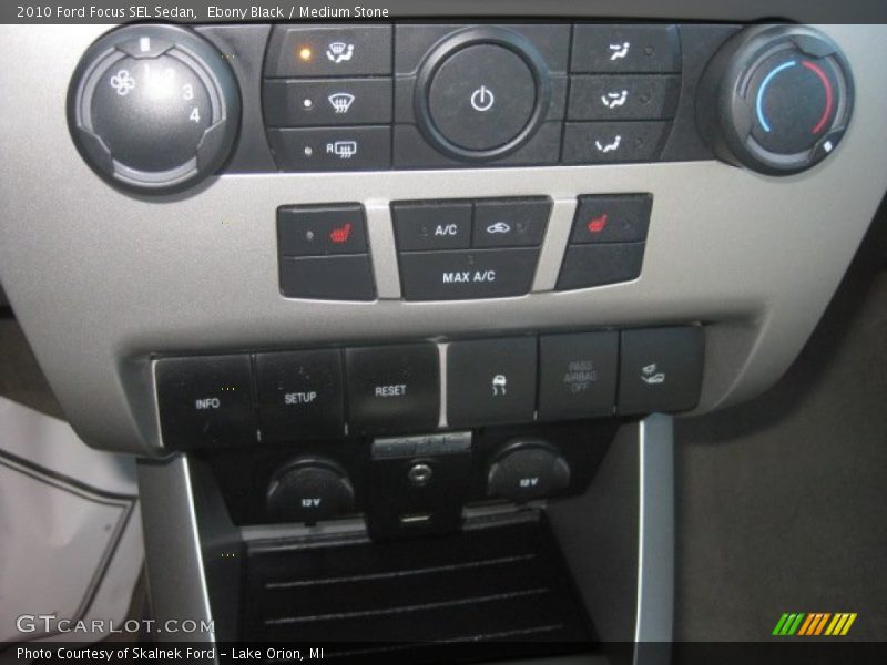 Ebony Black / Medium Stone 2010 Ford Focus SEL Sedan