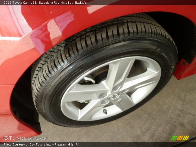 Barcelona Red Metallic / Black/Ash 2012 Toyota Camry SE
