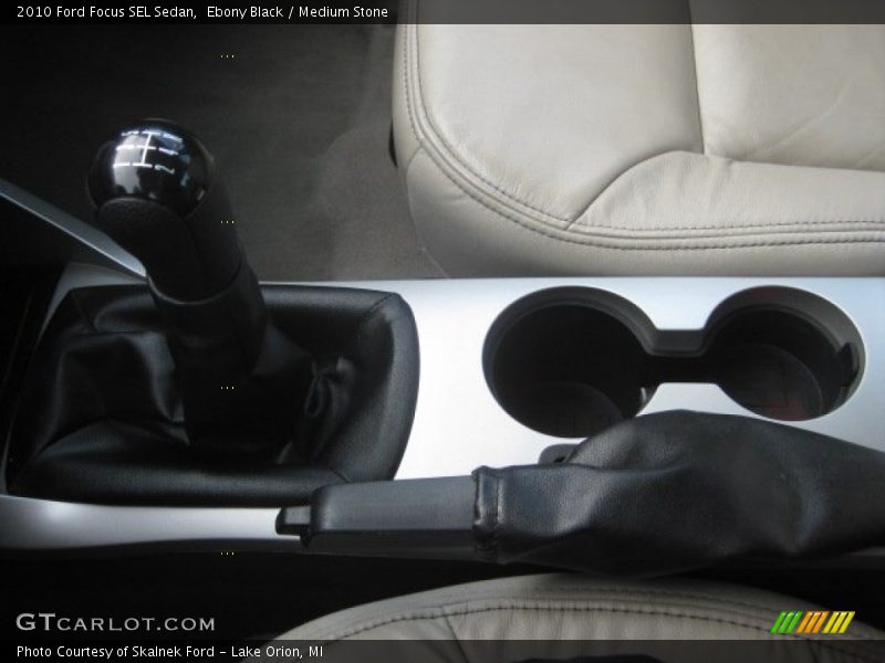 Ebony Black / Medium Stone 2010 Ford Focus SEL Sedan