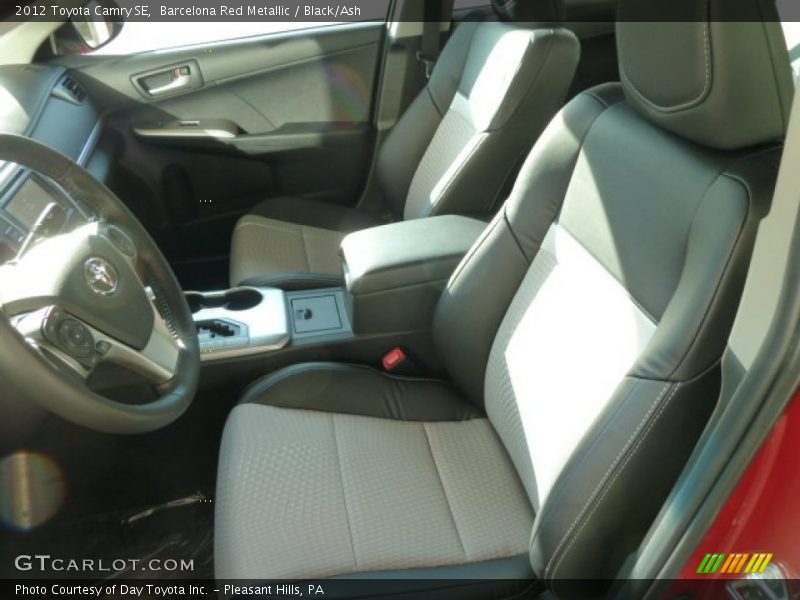 Barcelona Red Metallic / Black/Ash 2012 Toyota Camry SE