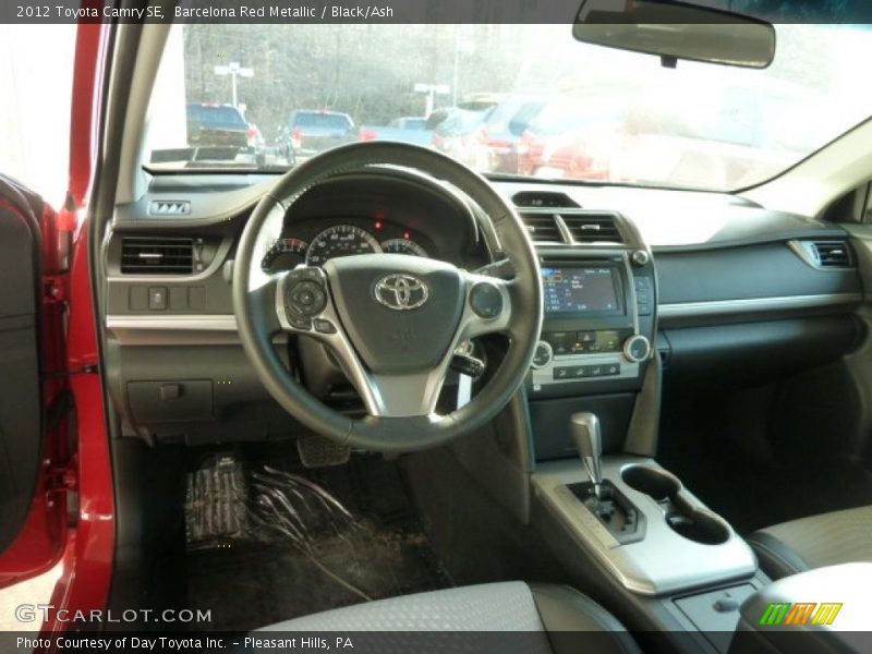 Barcelona Red Metallic / Black/Ash 2012 Toyota Camry SE